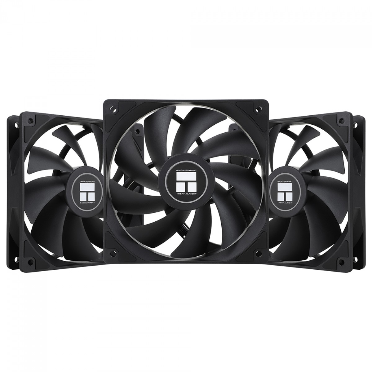 Kit Fan Com 3 Unidades Thermalright TL-C12C, 120mm, PWM, Preto