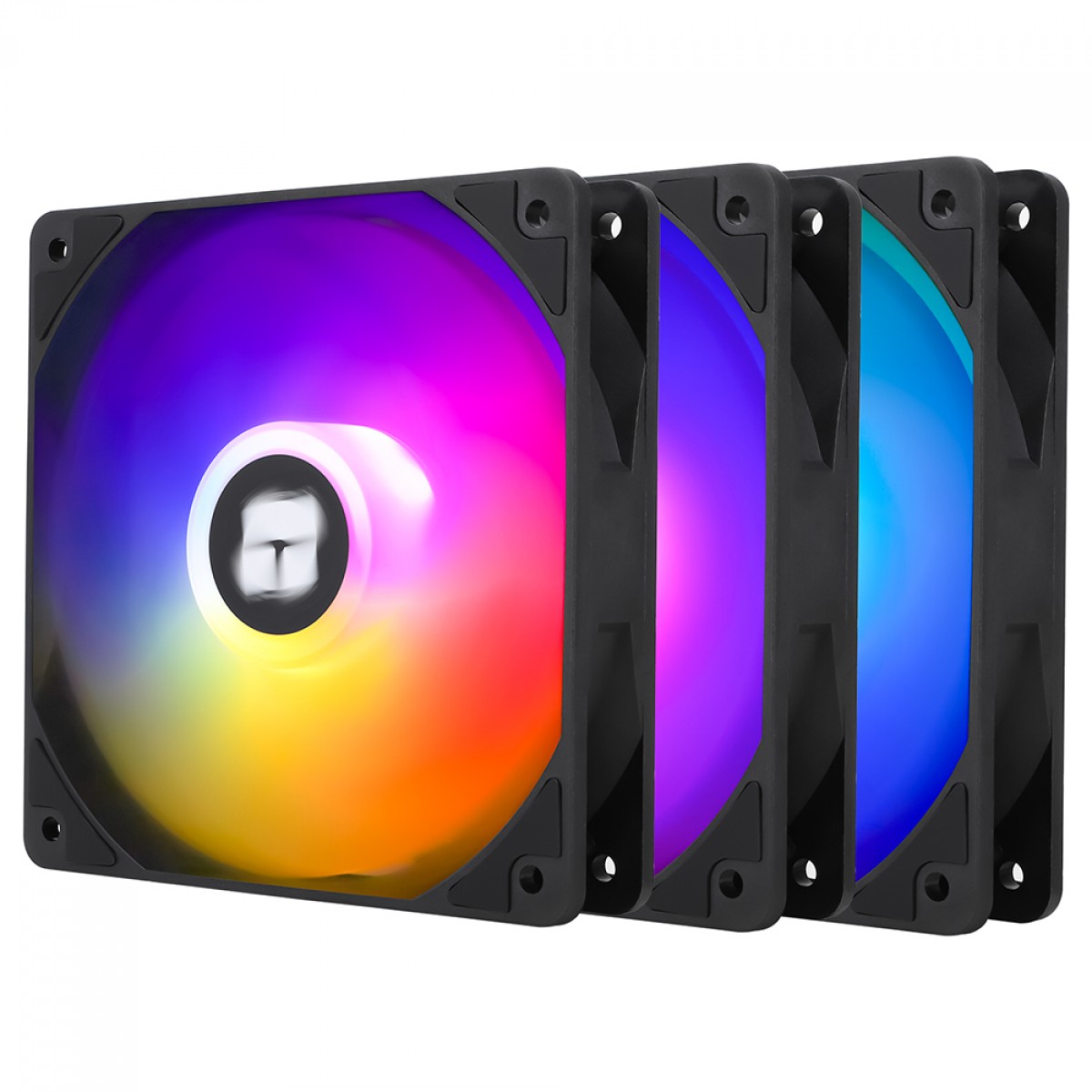 Kit Fan Com 3 Unidades Thermalright TL-C12C-SX3, ARGB, 120mm, PWM, Preto