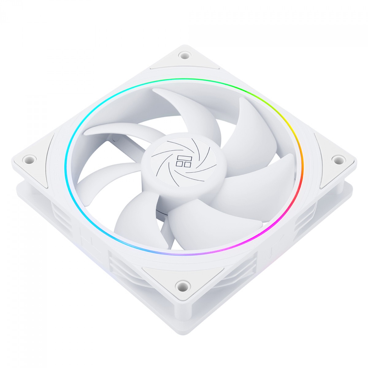 Kit Fan Com 3 Unidades Thermalright TL-S12-W3, ARGB, 120mm, PWM, Branco - Open Box