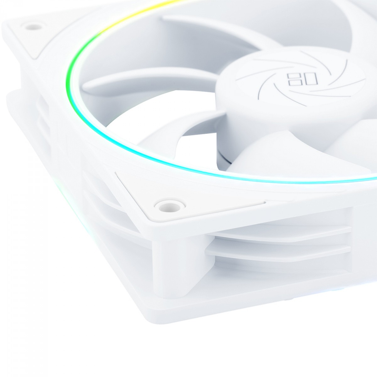 Kit Fan Com 3 Unidades Thermalright TL-S12-W3, ARGB, 120mm, PWM, Branco - Open Box