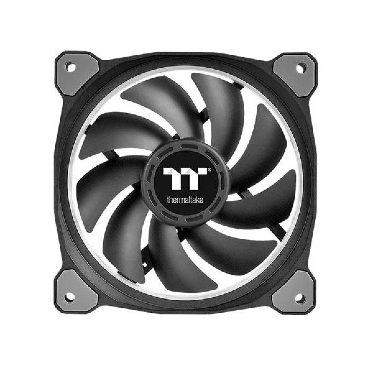 Kit Fan com 3 Unidades Thermaltake Riing Plus 12 RGB Radiator TT Premium Edition, 120mm, Black, CL-F053-PL12SW-A