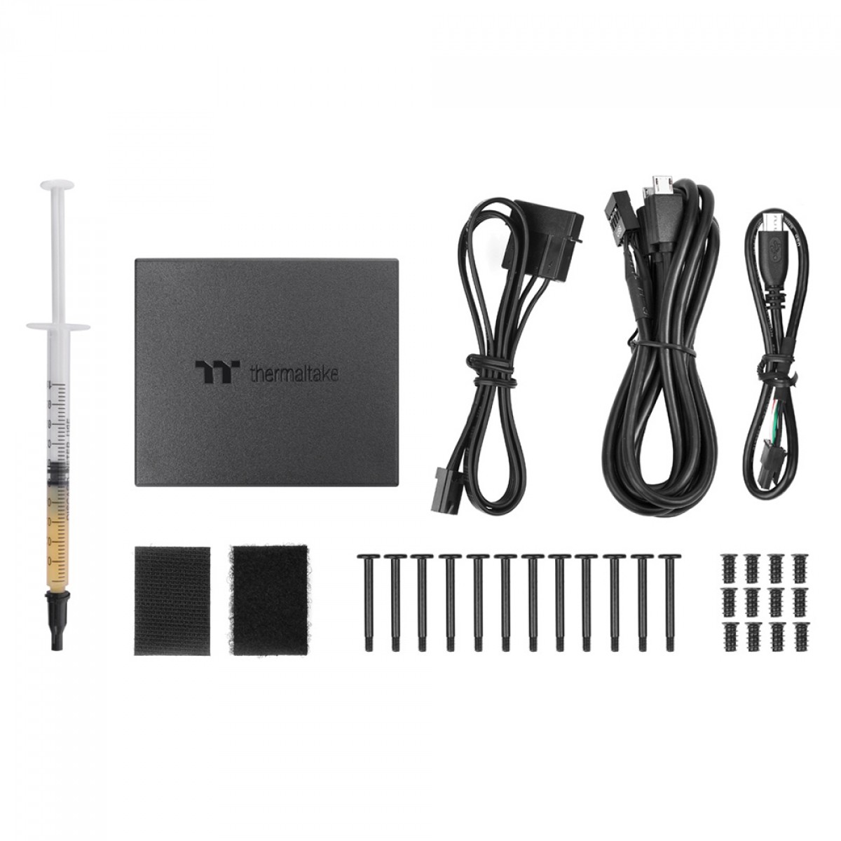 Kit Fan Com 3 Unidades Thermaltake SWAFAN EX14 RGB, 140mm, White, Com Controlador, CL-F162-PL14SW-A