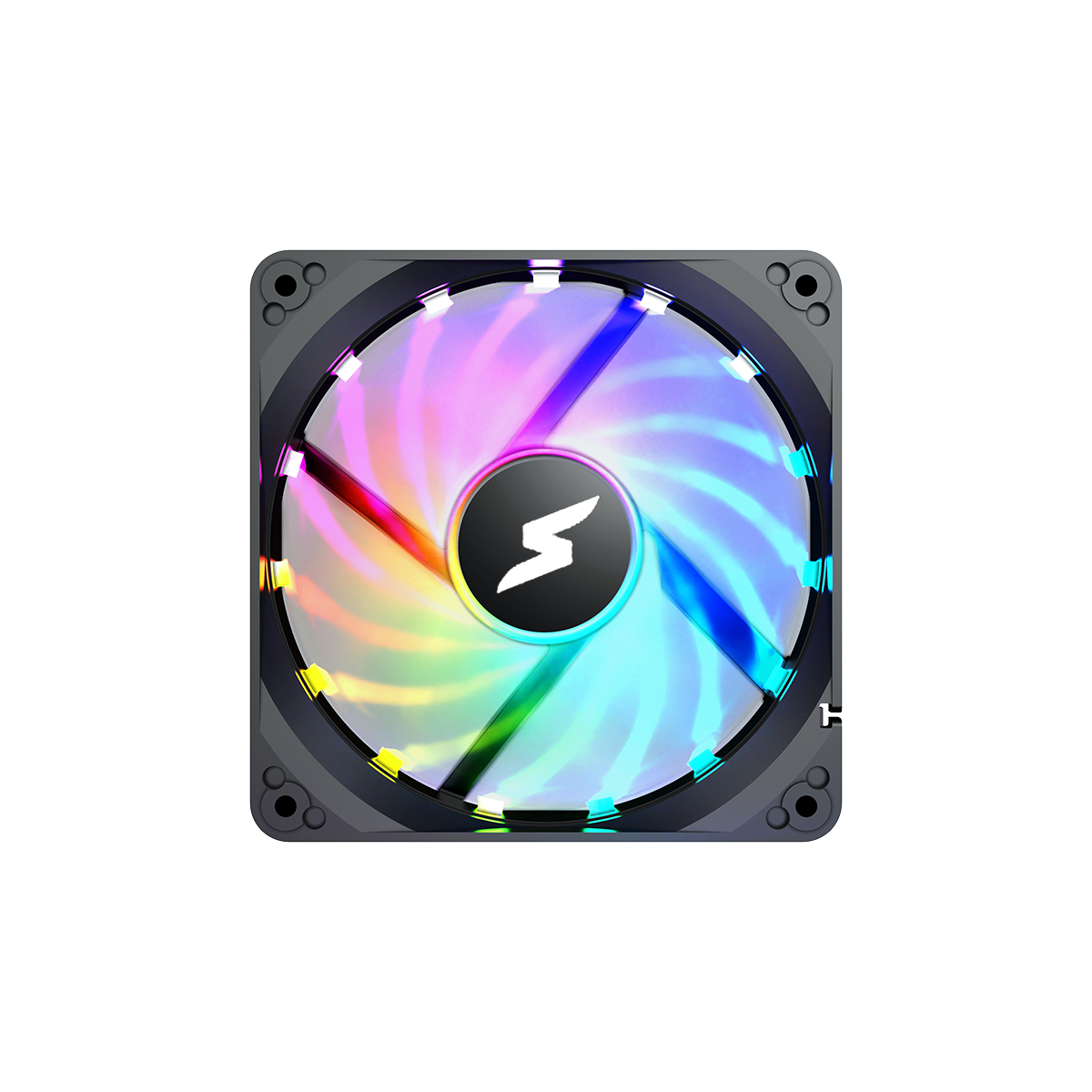 Kit Fan Com 4 Unidades SuperFrame Still, ARGB, 120mm, Com Controladora, Black