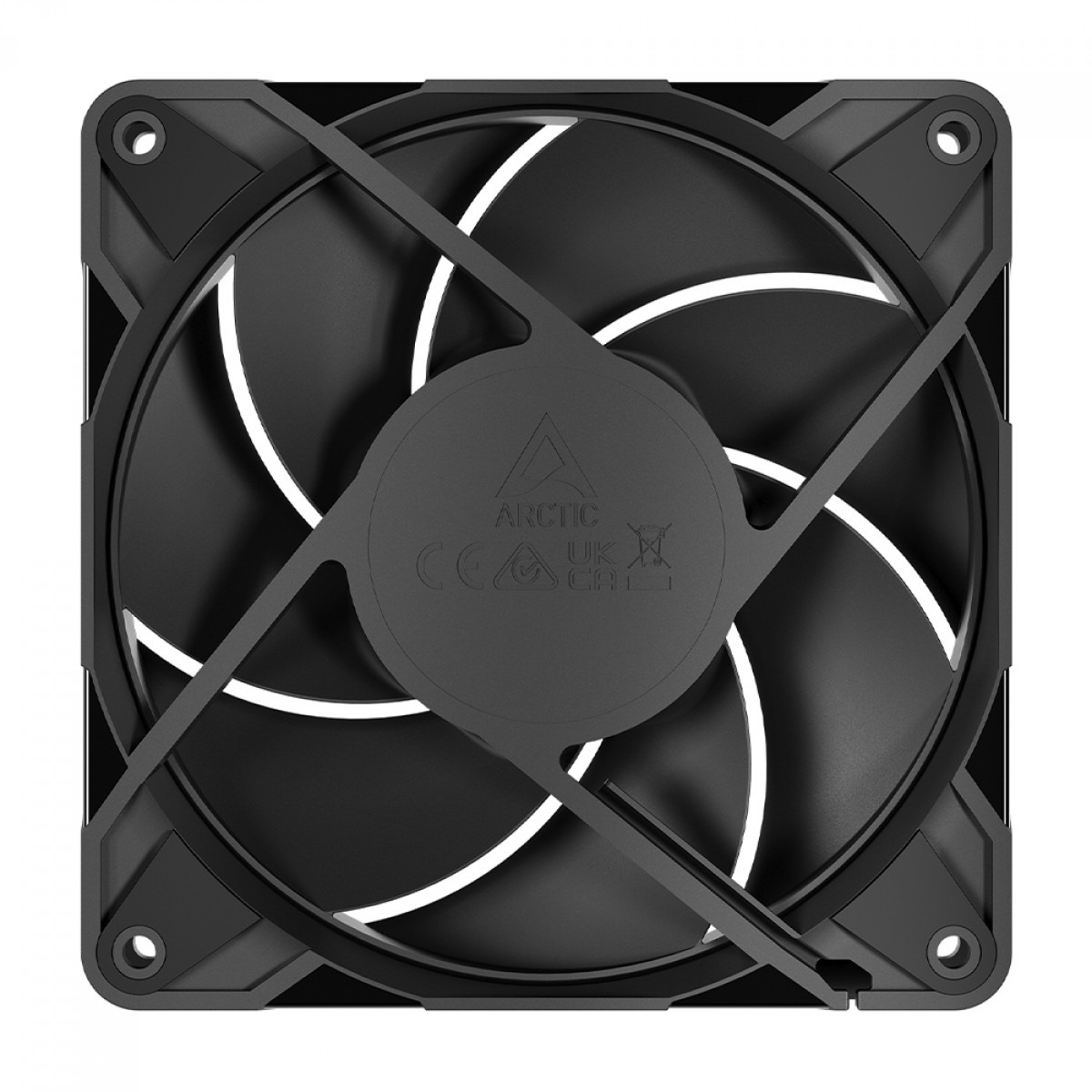 Kit Fan Com 5 Unidades Arctic P12 Pro PST, 120mm, PWM, Preto, ACFAN00307A