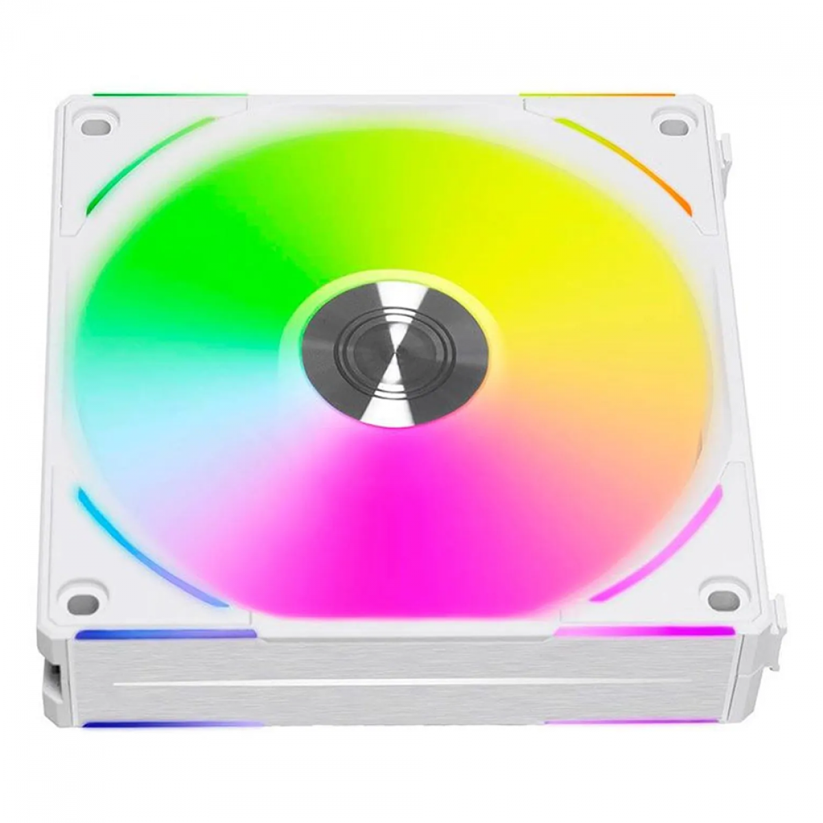 Kit Fan Lian Li com 3 Unidades Uni Fan AL120 V2, 120mm, ARGB, White, UF-AL120V2-3W