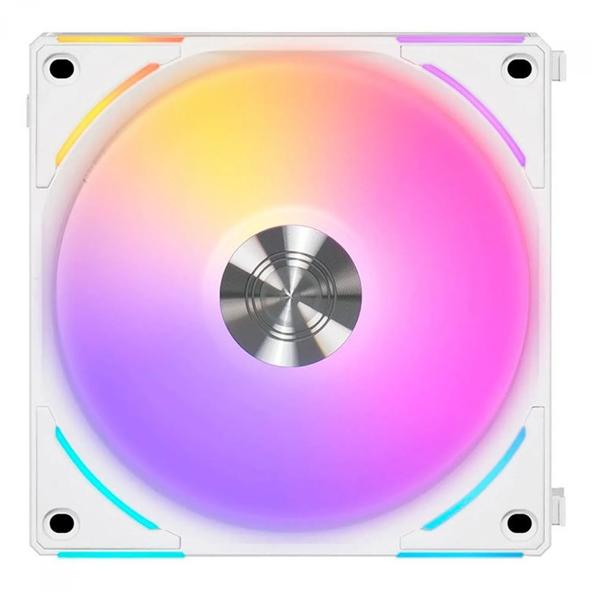 Kit Fan Lian Li com 3 Unidades Uni Fan AL120 V2, 120mm, ARGB, White, UF-AL120V2-3W