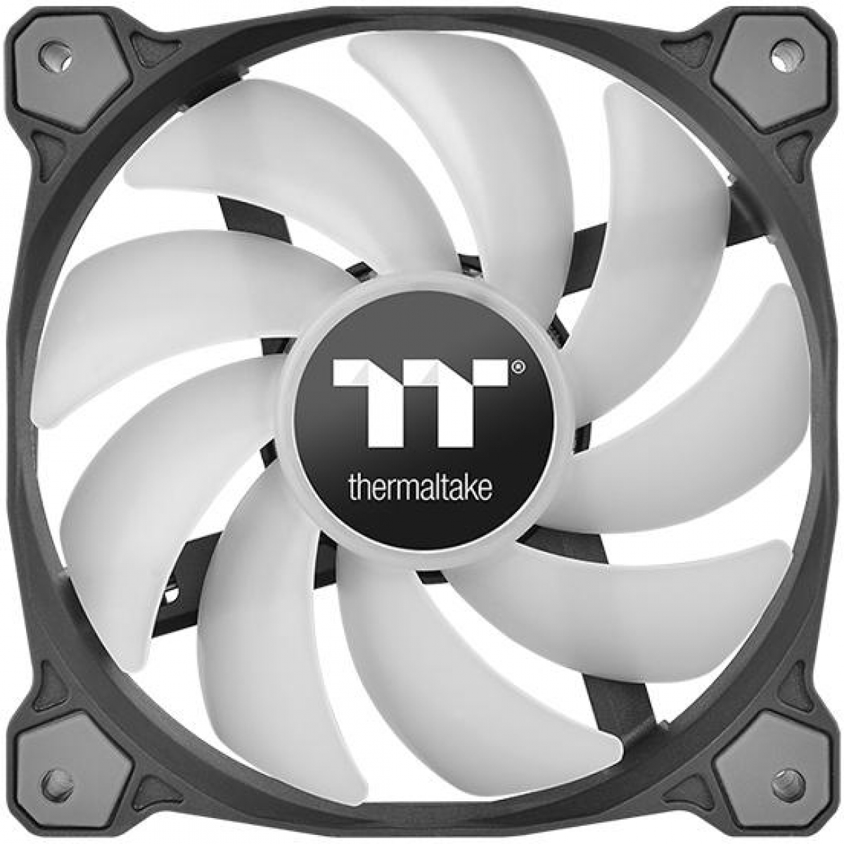 Kit Fan com 3 Unidades Thermaltake Pure Plus 12, RGB 120mm, com Controlador, CL-F063-PL12SW-A