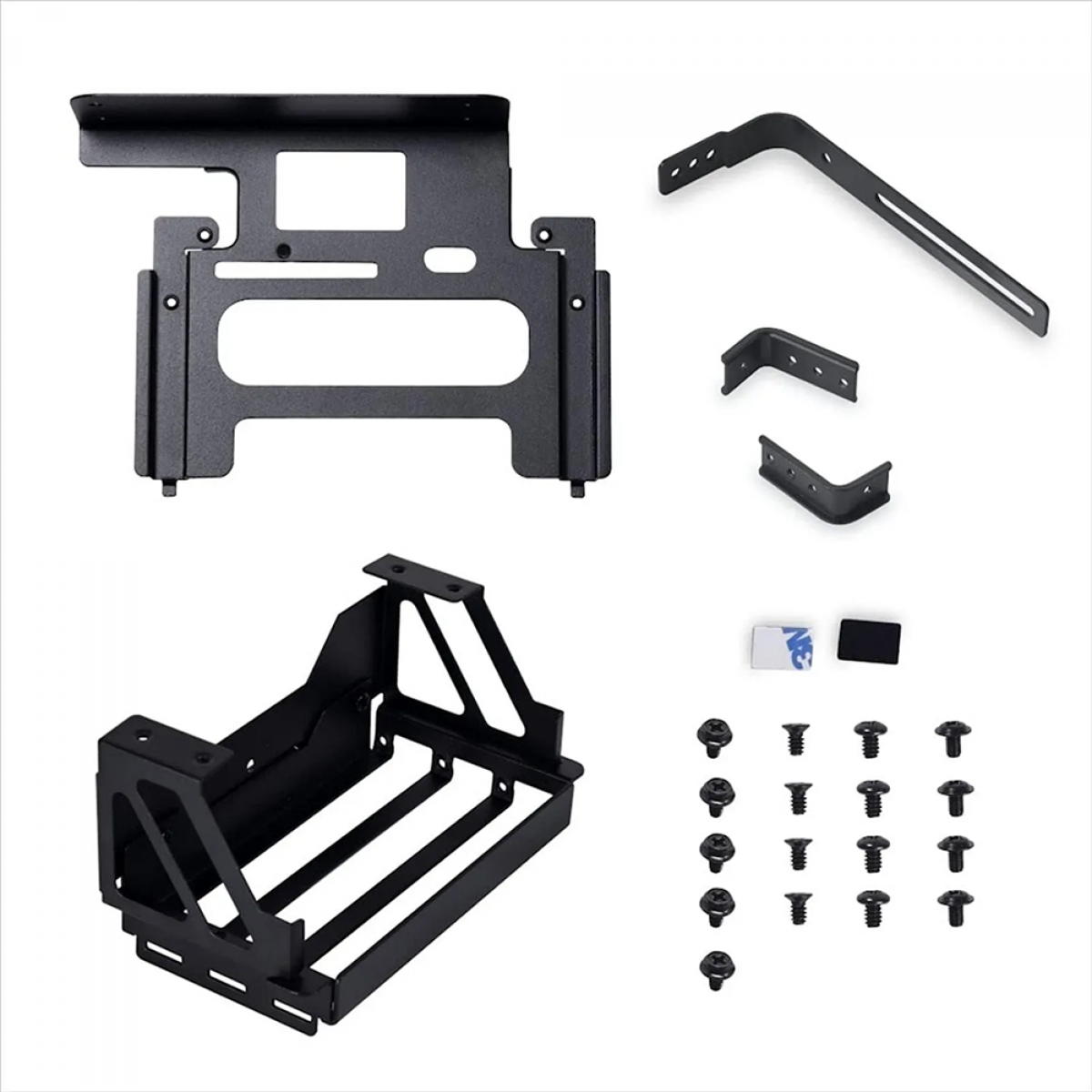 Kit Para GPU Vertical Lian Li O11DE-9X, Para Gabinete Evo, Preto, Sem Cabo Riser