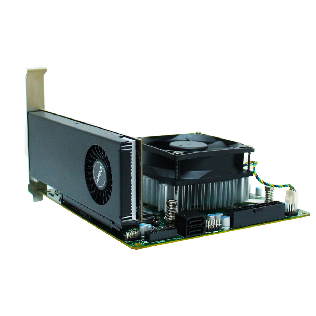 Kit Upgrade AMD Cardinal Zen 2, Processador AMD 4700S 3.6Ghz (Turbo 4.0Ghz), Placa de vídeo RX 550 2GB, Memória RAM 16GB