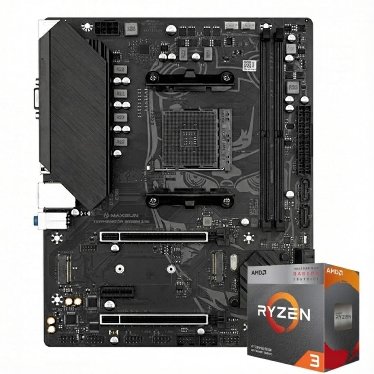 Kit Upgrade AMD Ryzen 3 3200G + Placa Mãe Chipset B550