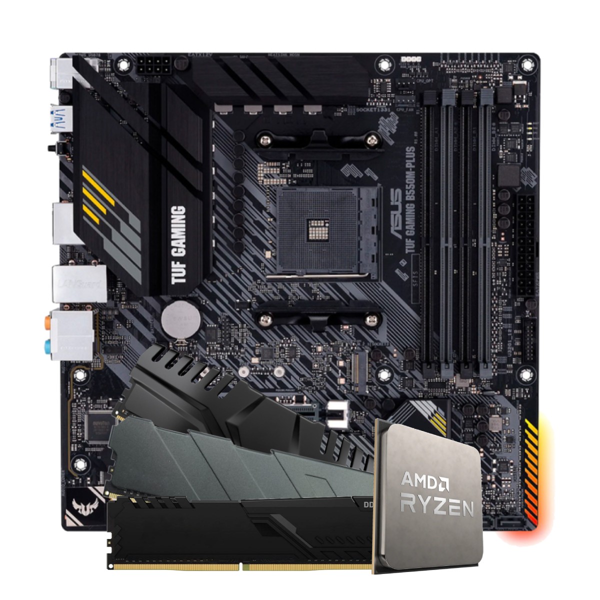 Kit Upgrade, Asus TUF Gaming B550M-Plus + AMD Ryzen 7 5700G + 16GB