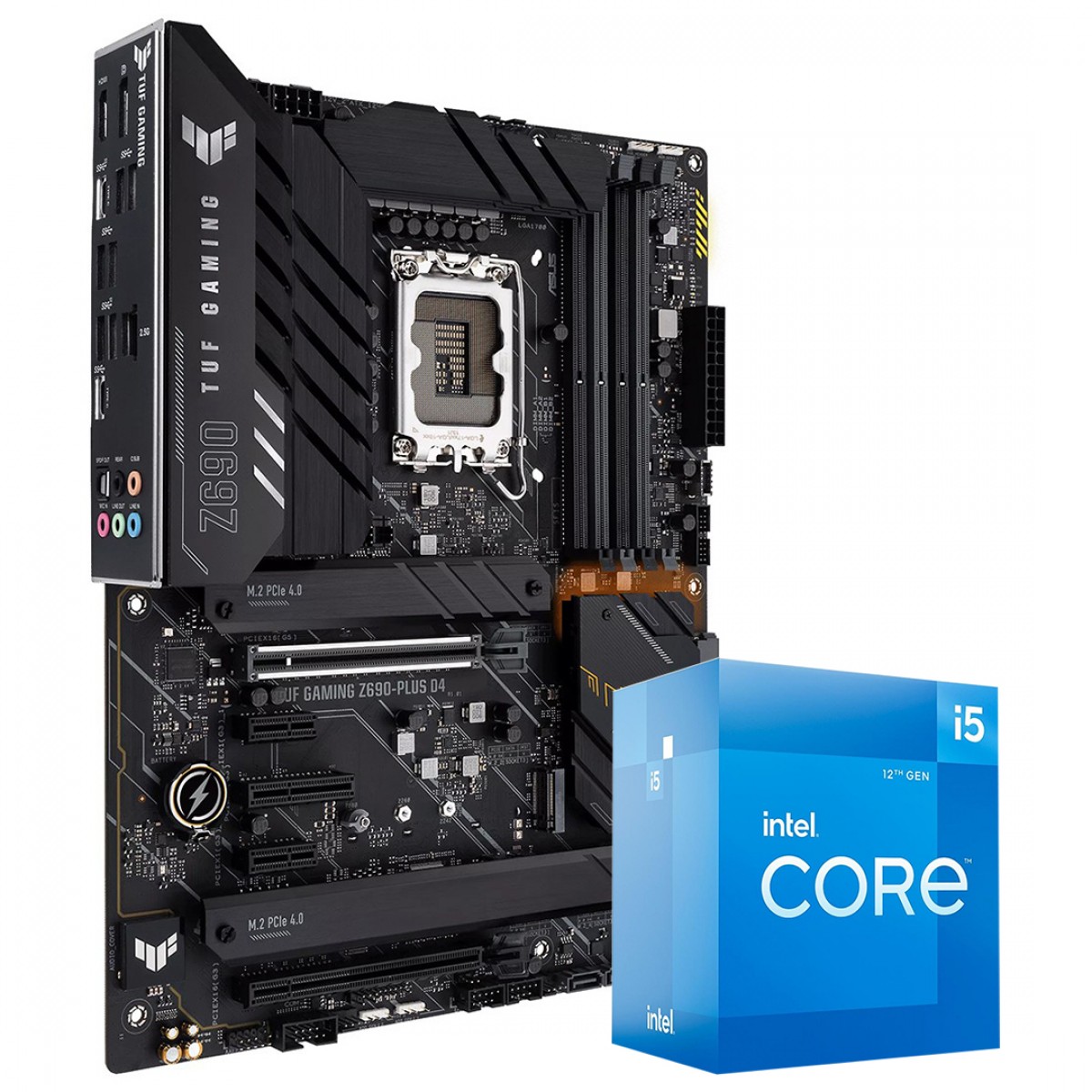 Kit Upgrade Asus TUF Gaming Z690-Plus D4 + Intel Core i5 12400