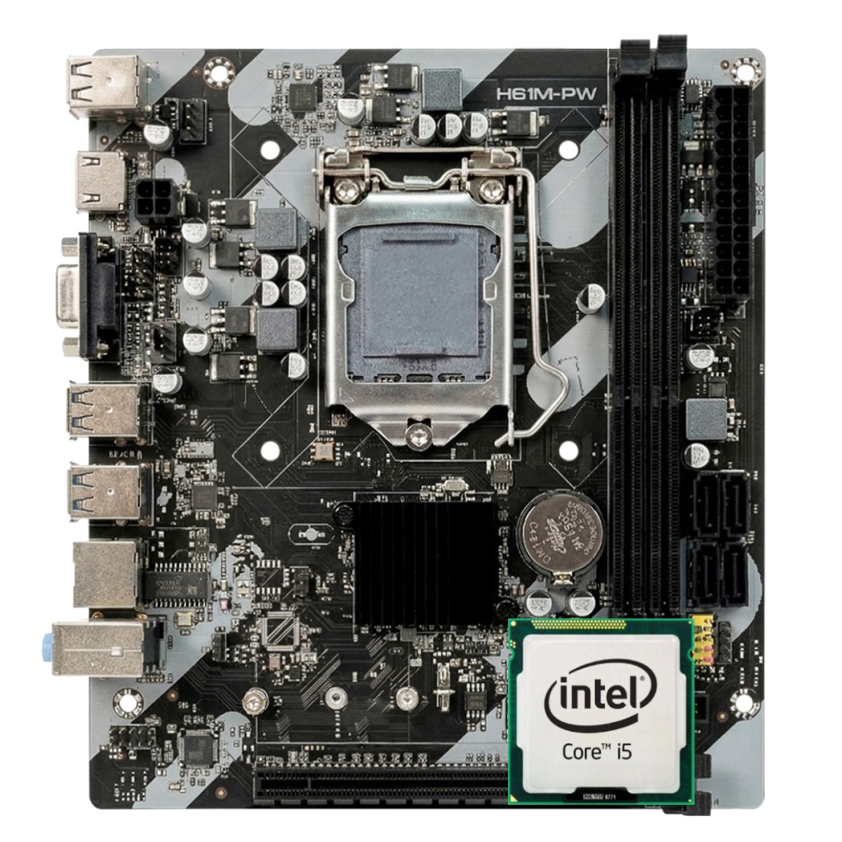 Kit Intel Core i5 3.20GHz + Placa Mãe Chipset H61