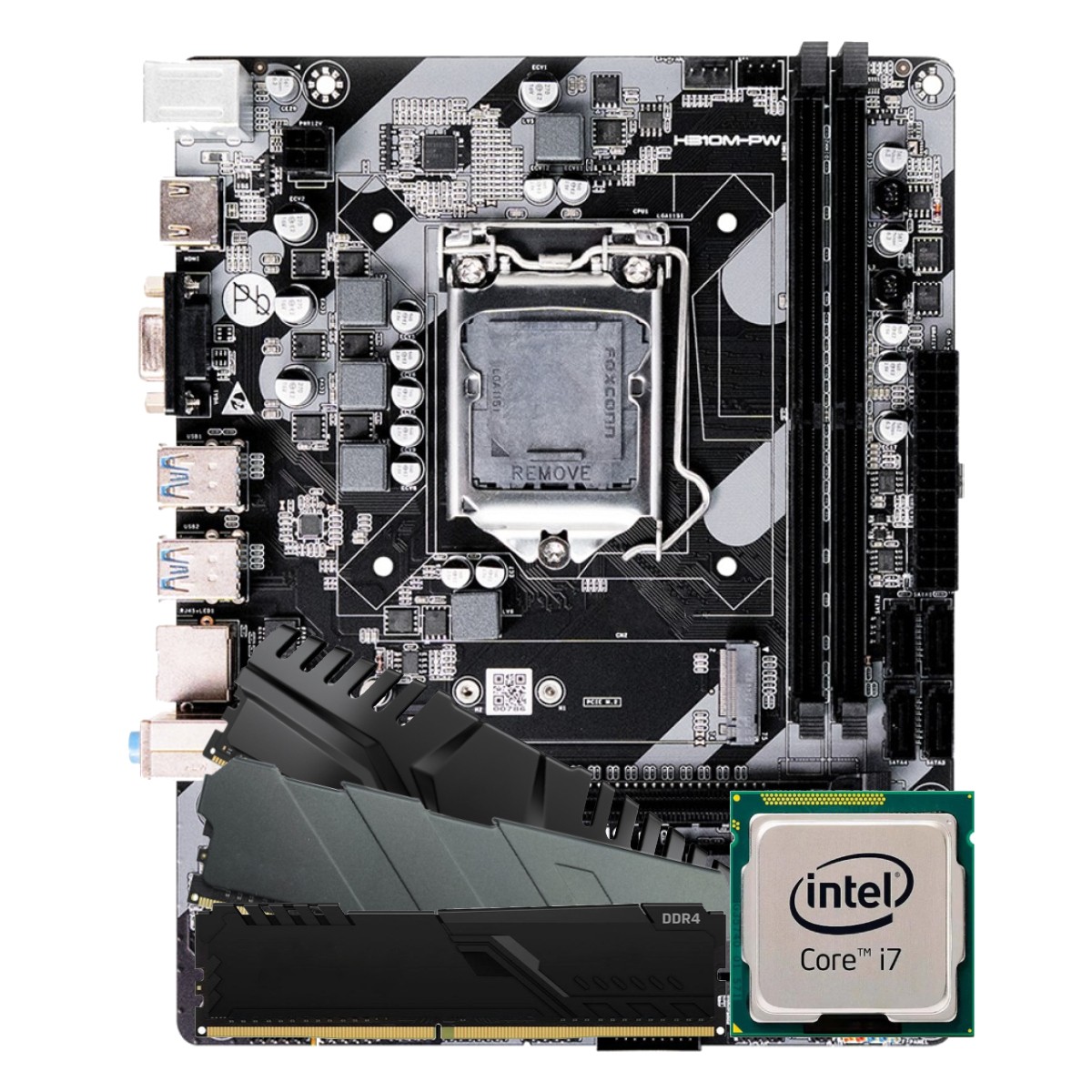 Kit Upgrade Intel i7 8700, Chipset H310, 16GB DDR4 | Terabyte