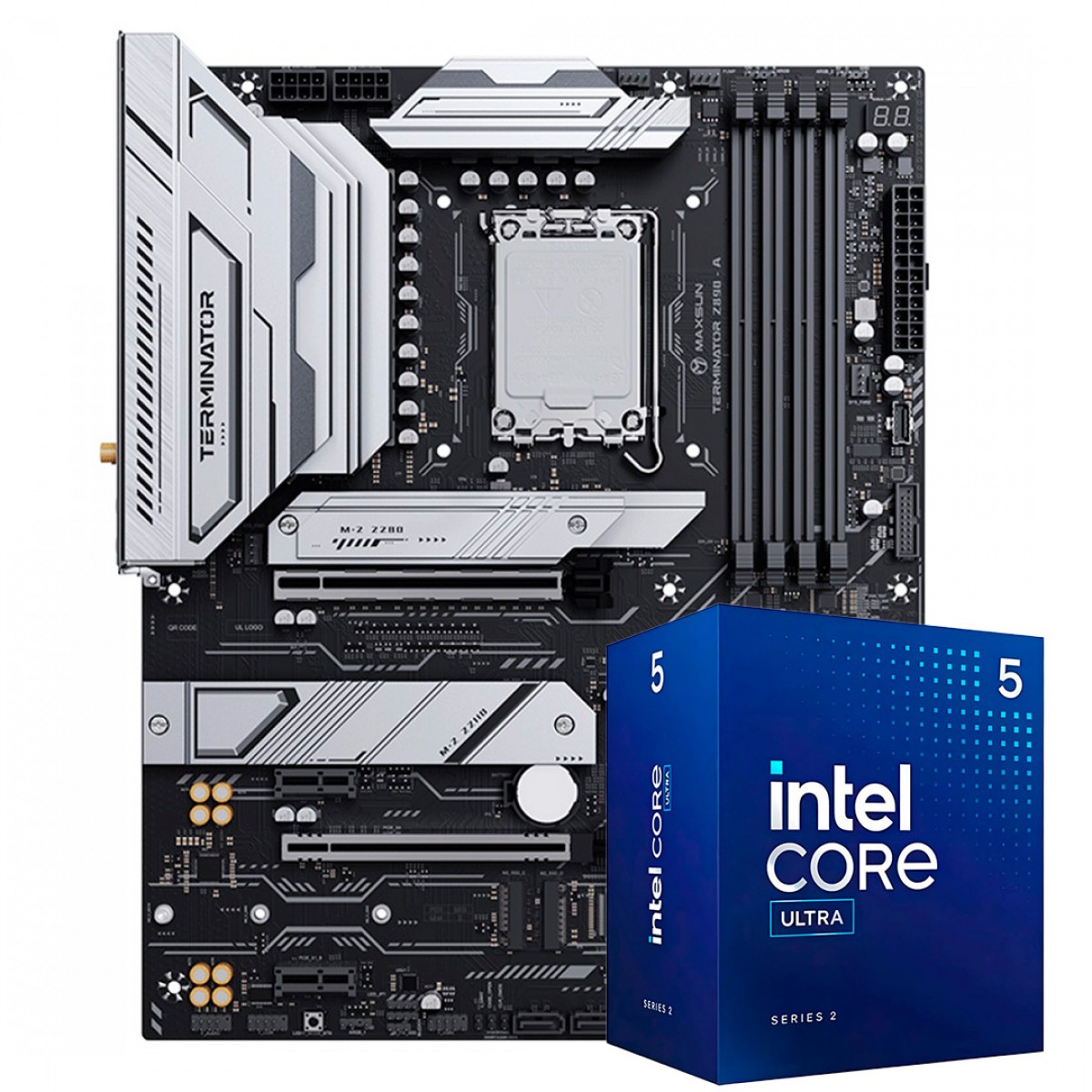 Kit Upgrade, Intel Core Ultra Ultra 5 225, Placa Mãe Maxsun