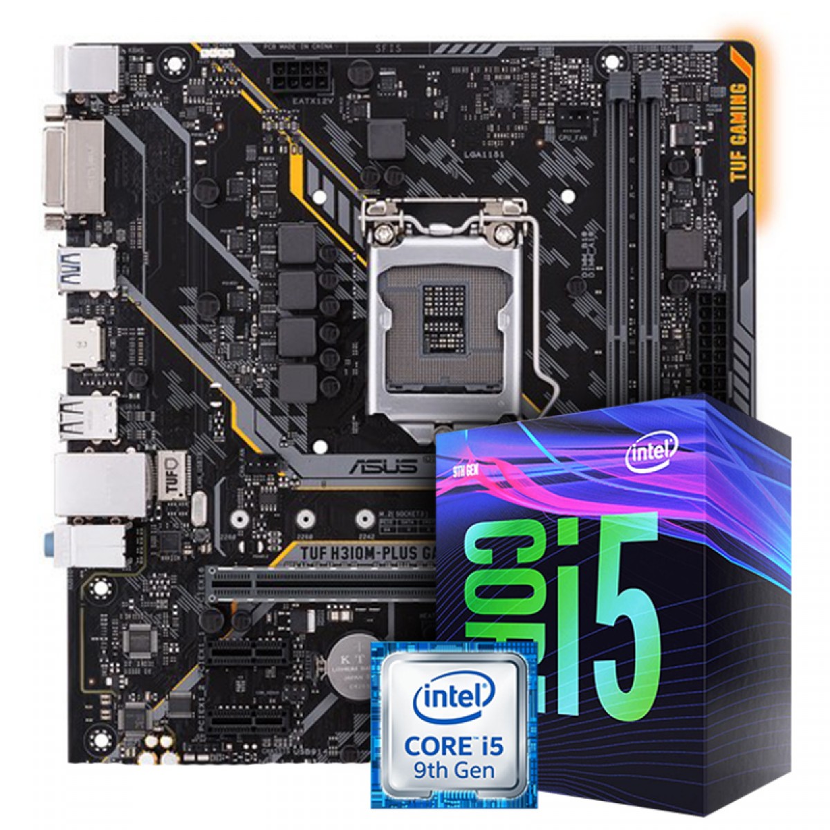 Kit Upgrade, Intel Core i5 9400F, Asus TUF H310M-Plus Gaming