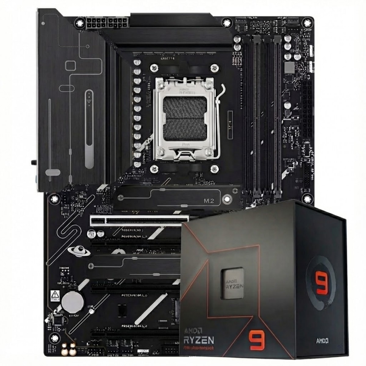 Kit Upgrade, Ryzen 9 9900X, Placa Mãe Chipset X870