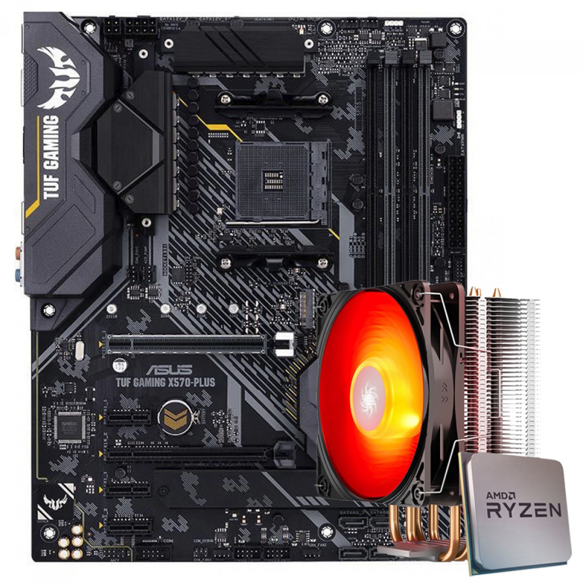 Kit Upgrade, AMD Ryzen 7 3700X, ASUS TUF Gaming X570-Plus