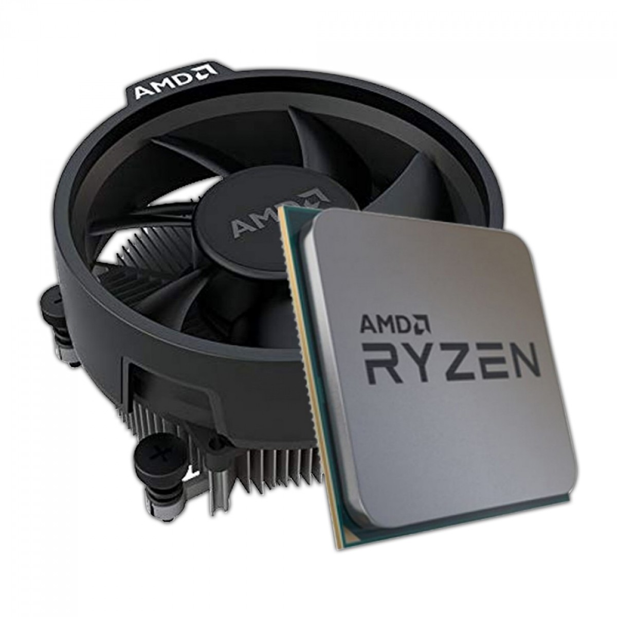 Kit Upgrade Placa Mãe ASRock B450M Steel Legend + Processador AMD Ryzen 5 3400G 3.7GHz + Memória 8GB DDR4 3000MHz