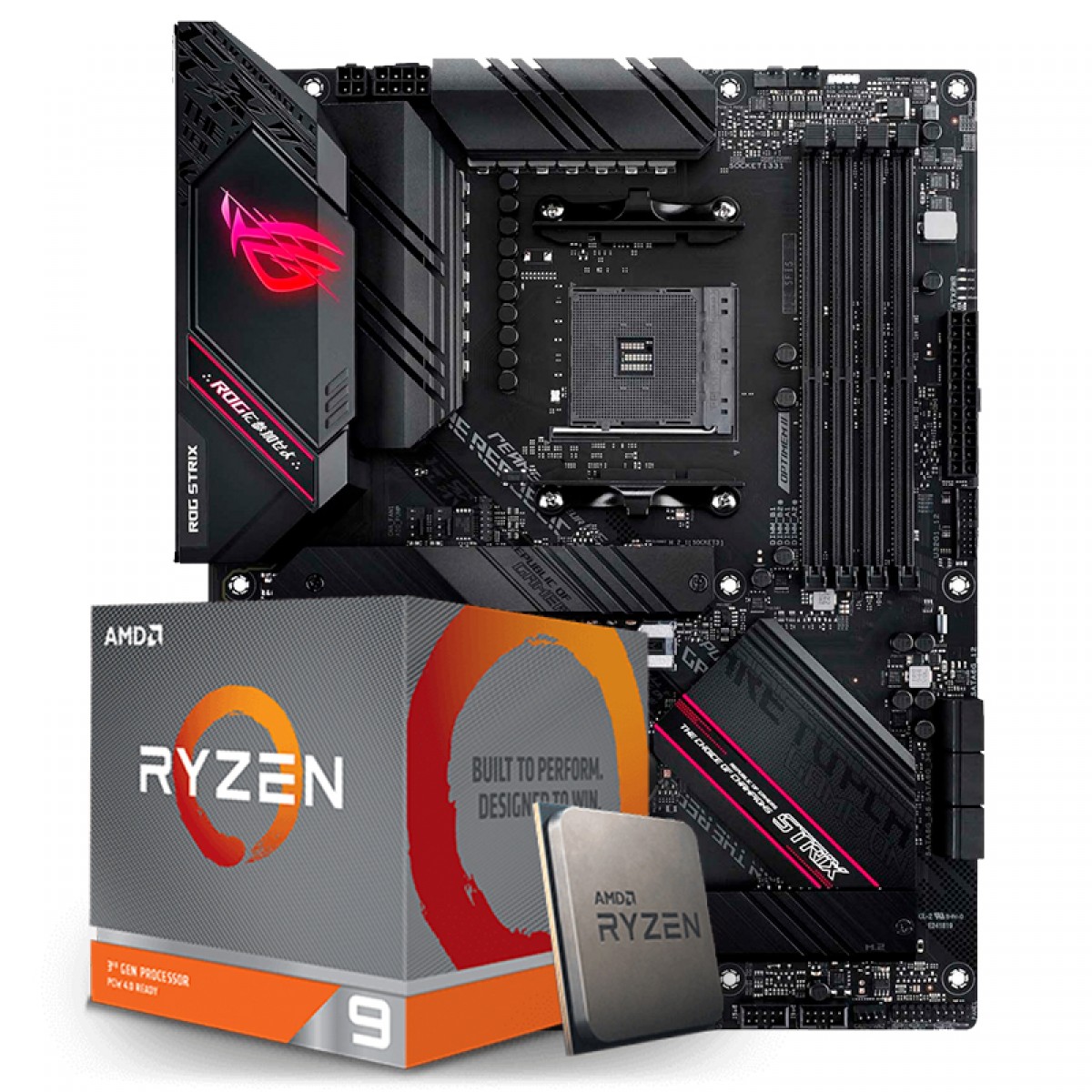 Kit Upgrade, AMD Ryzen 9 3900XT, Rog Strix B550-F Gaming
