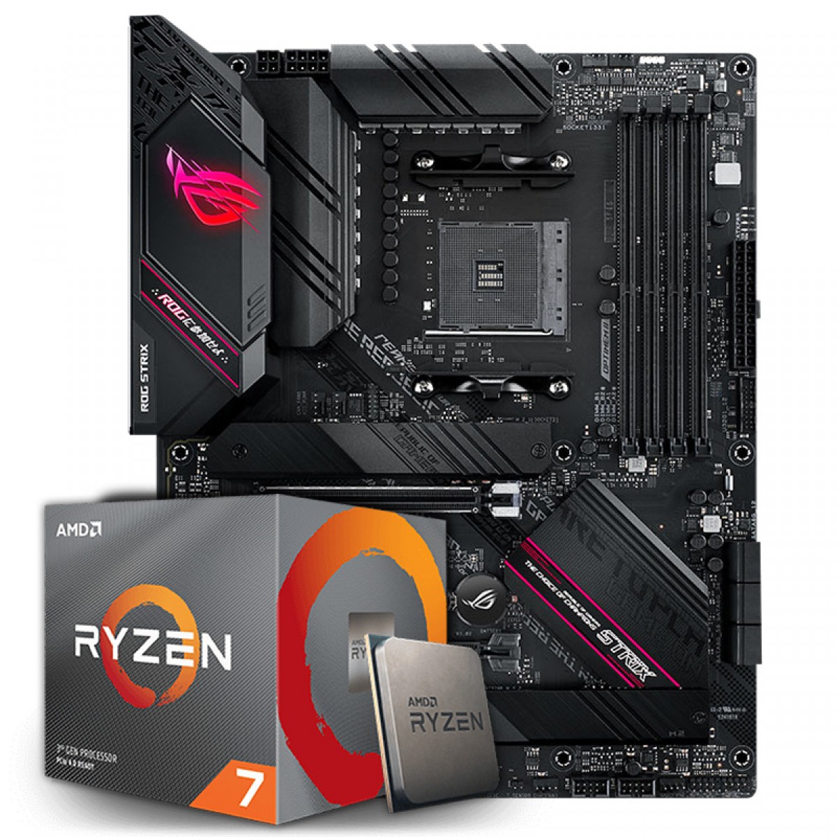 Kit Upgrade, AMD Ryzen 7 3700X, Asus ROG Strix B550-F Gaming