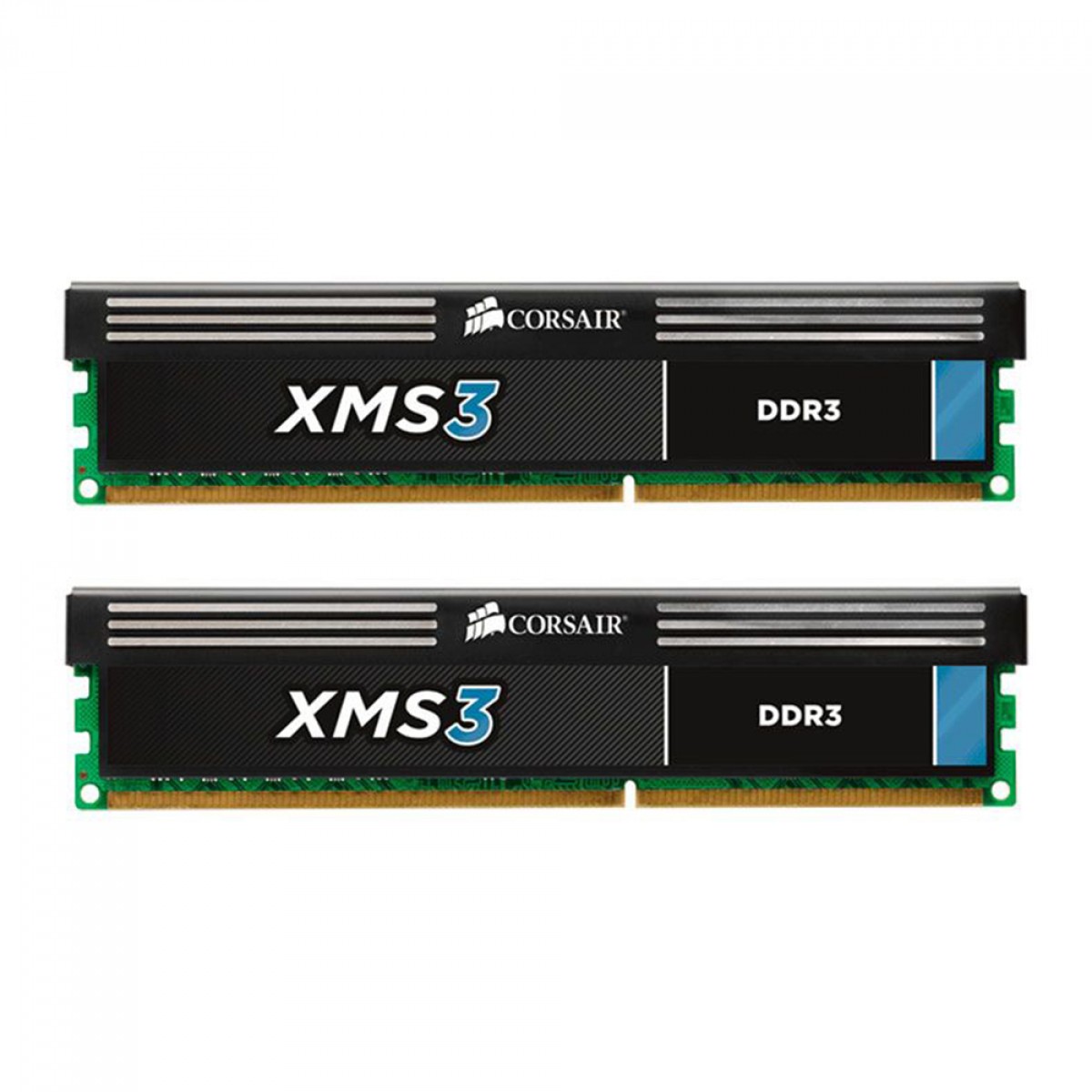 Memória DDR3 Corsair XMS3, 16GB (2x8GB), 1600MHz, Black, CMX16GX3M2A1600C11