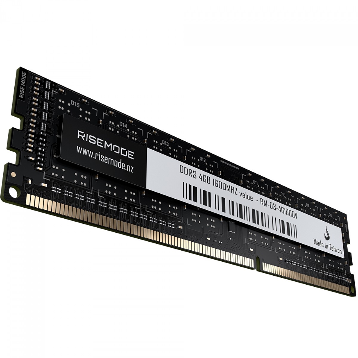 Memória DDR3 Rise Mode Value, 4GB, 1600MHz, RM-D3-4G1600V