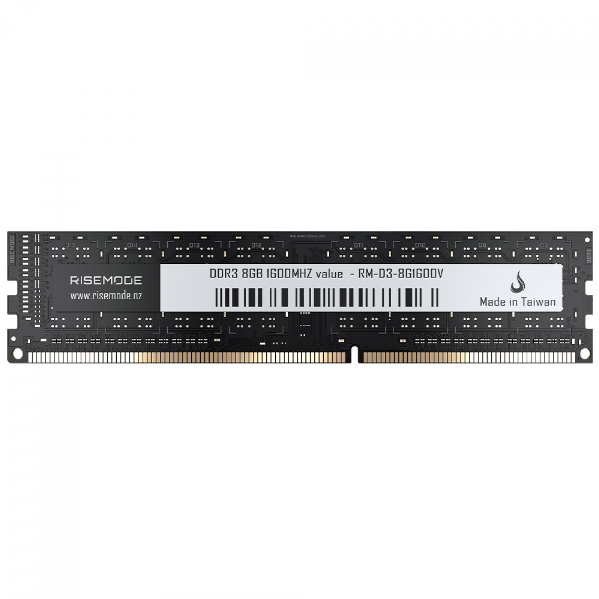 Memória DDR3 Rise Mode Value, 8GB, 1600MHz, RM-D3-8G1600V