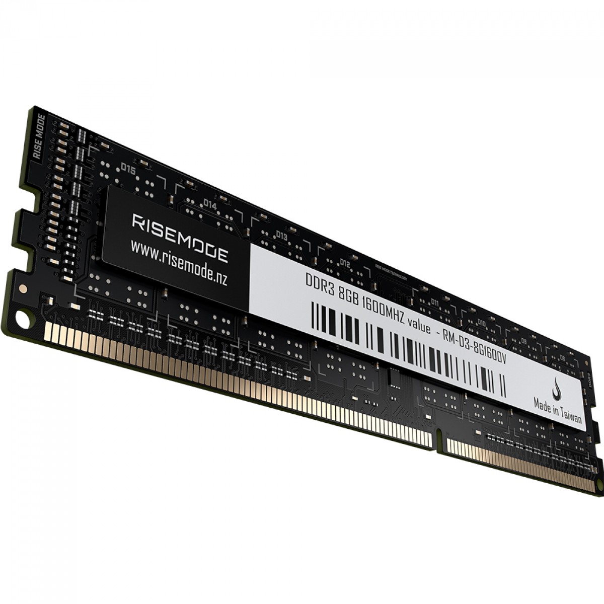Memória DDR3 Rise Mode Value, 8GB, 1600MHz, RM-D3-8G1600V