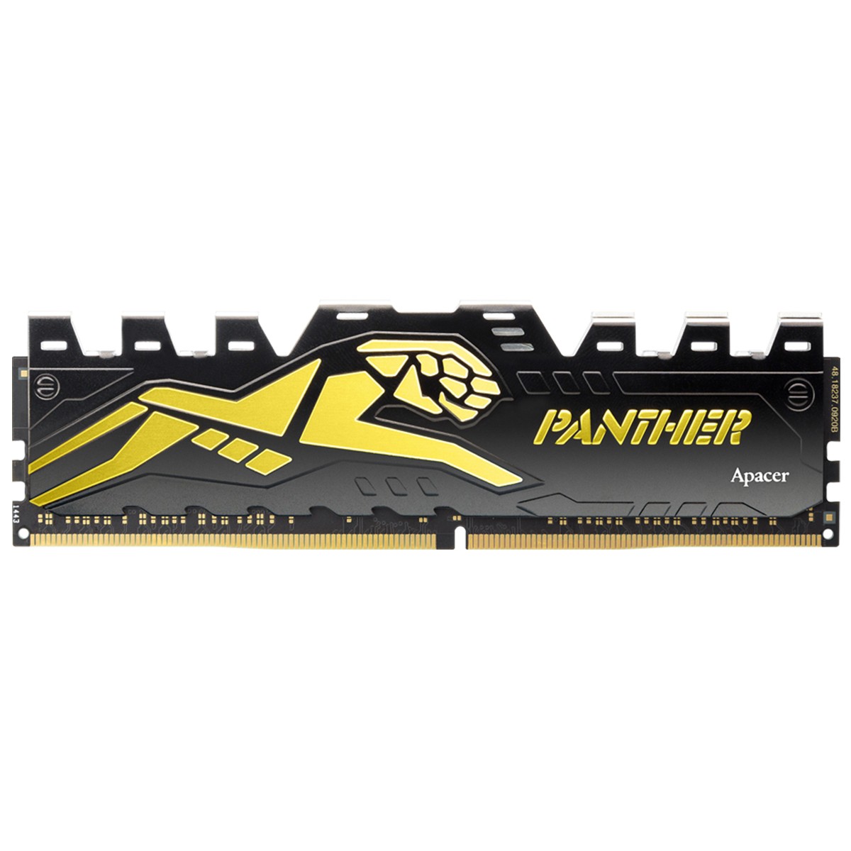 Memória DDR4 Apacer Panther, 16GB, 3200MHz, Preto/Dourado, AH4U16G32C28Y7GAA-1