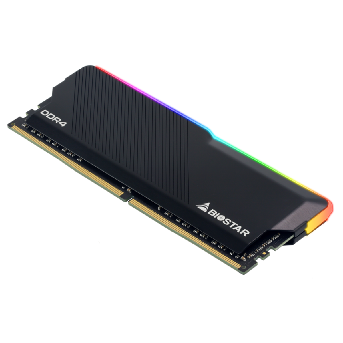 Memória DDR4 Biostar Gaming X, 16GB (2x8GB), 3200MHz, RGB, Black, DMD32EU4RP-EB18A-BS2