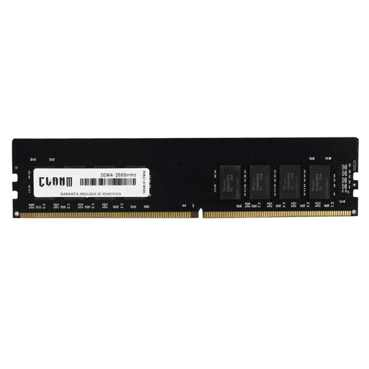 Memoria DDR4 Clanm, 8GB, 2666MHz, Preto