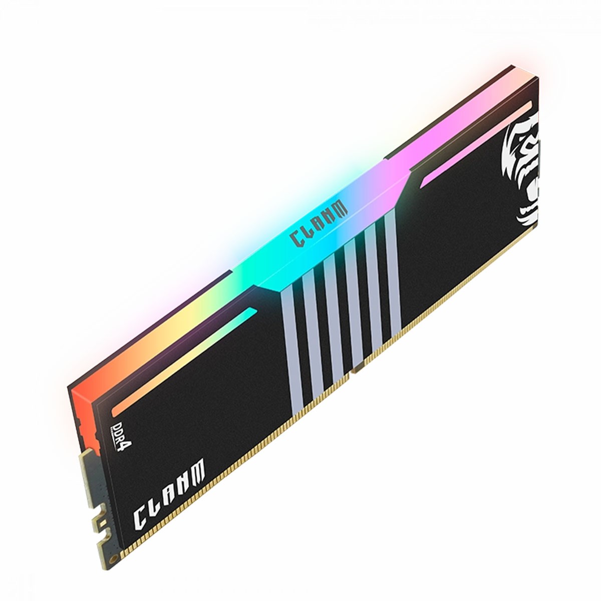 Memoria DDR4 Clanm, RGB, 8GB, 3200MHz, Preto