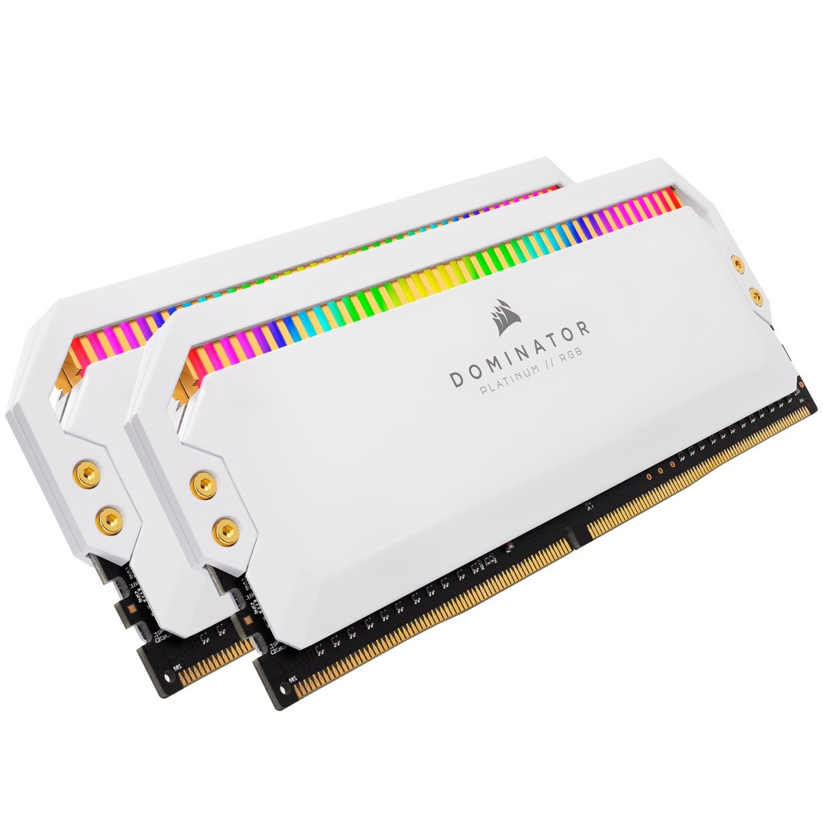 Memória DDR4 Corsair Dominator Platinum, RGB, 32GB (2x16GB), 3600MHz, White, CMT32GX4M2D3600C18W