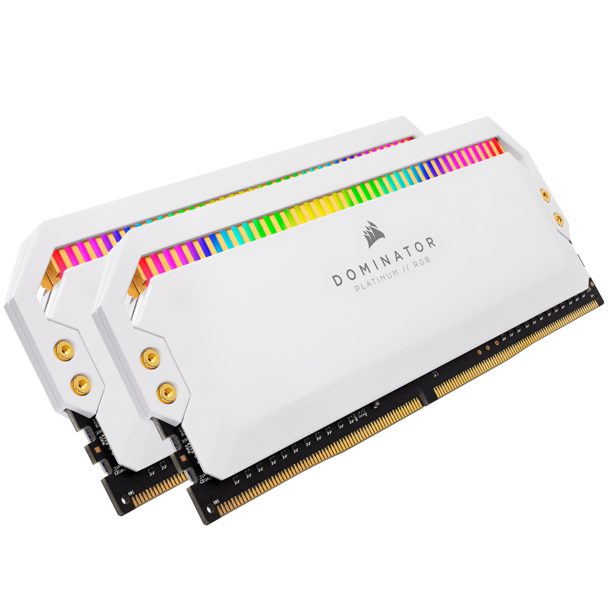 Memória DDR4 Corsair Dominator Platinum RGB, White, 16GB (2x8GB), 3600MHz, CMT16GX4M2C3600C18W