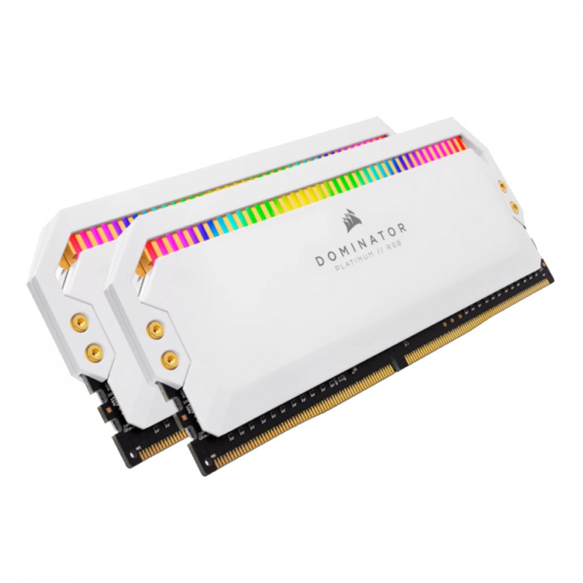 Memória DDR4 Corsair Dominator Platinum RGB, 32GB (2x16GB), White, 3200MHz, CMT32GX4M2E3200C16W