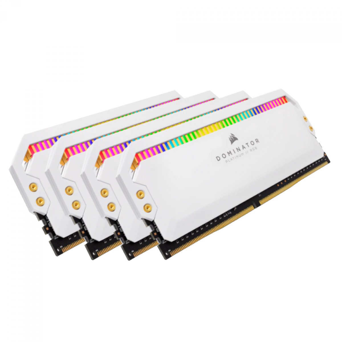 Memória DDR4 Corsair Dominator Platinum RGB, 32GB (4x8GB), 3200MHz, White, CMT32GX4M4C3200C16W