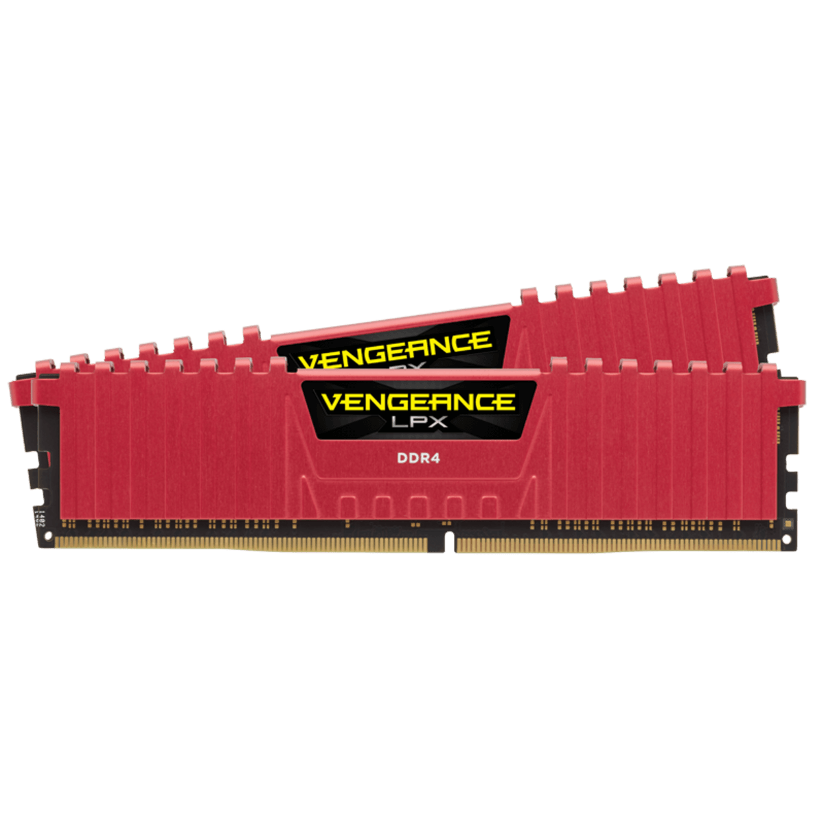 Memória DDR4 Corsair Vengeance LPX, 8GB (2X4GB) 2666MHz, Red, CMK8GX4M2A2666C16R