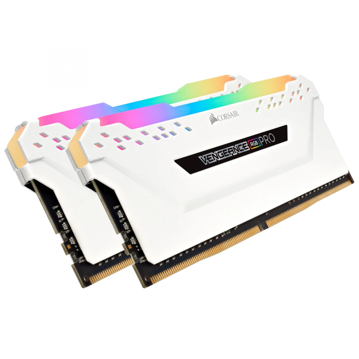 Memória DDR4 Corsair Vengeance RGB Pro, 16GB (2x8GB) 3200MHz, White, CMW16GX4M2C3200C16W