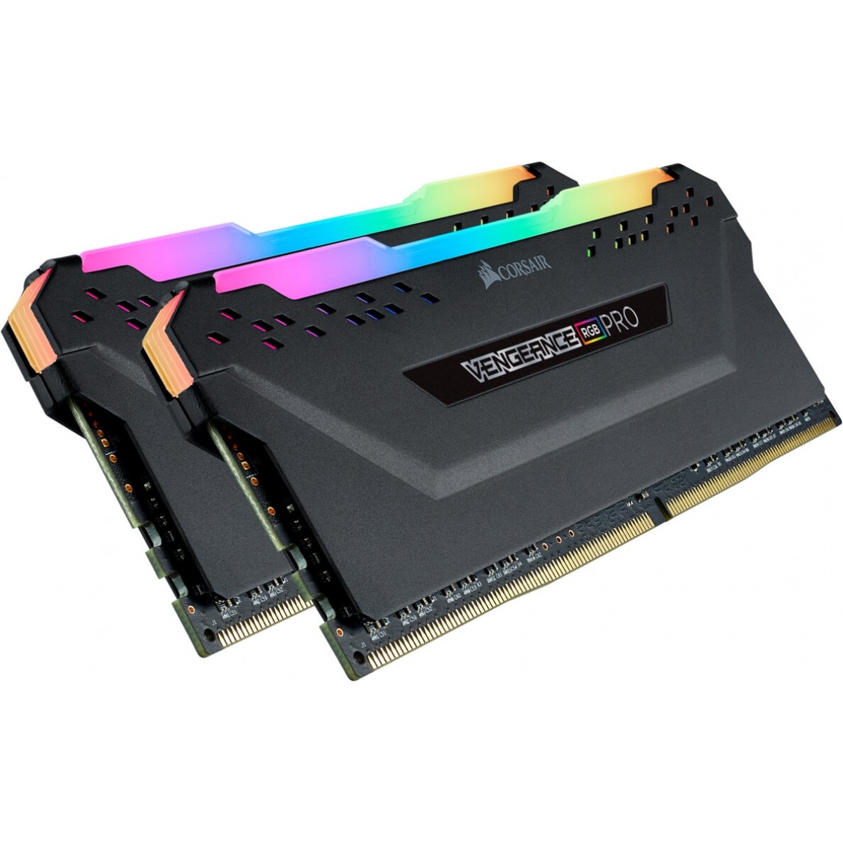 Memória DDR4 Corsair Vengeance RGB Pro, 32GB (2x16GB) 2666MHz, CMW32GX4M2A2666C16
