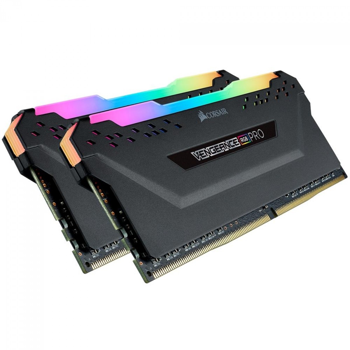 Memória DDR4 Corsair Vengeance RGB Pro, 32GB (2x16GB), 3600MHz, Preto, CMW32GX4M2Z3600C18