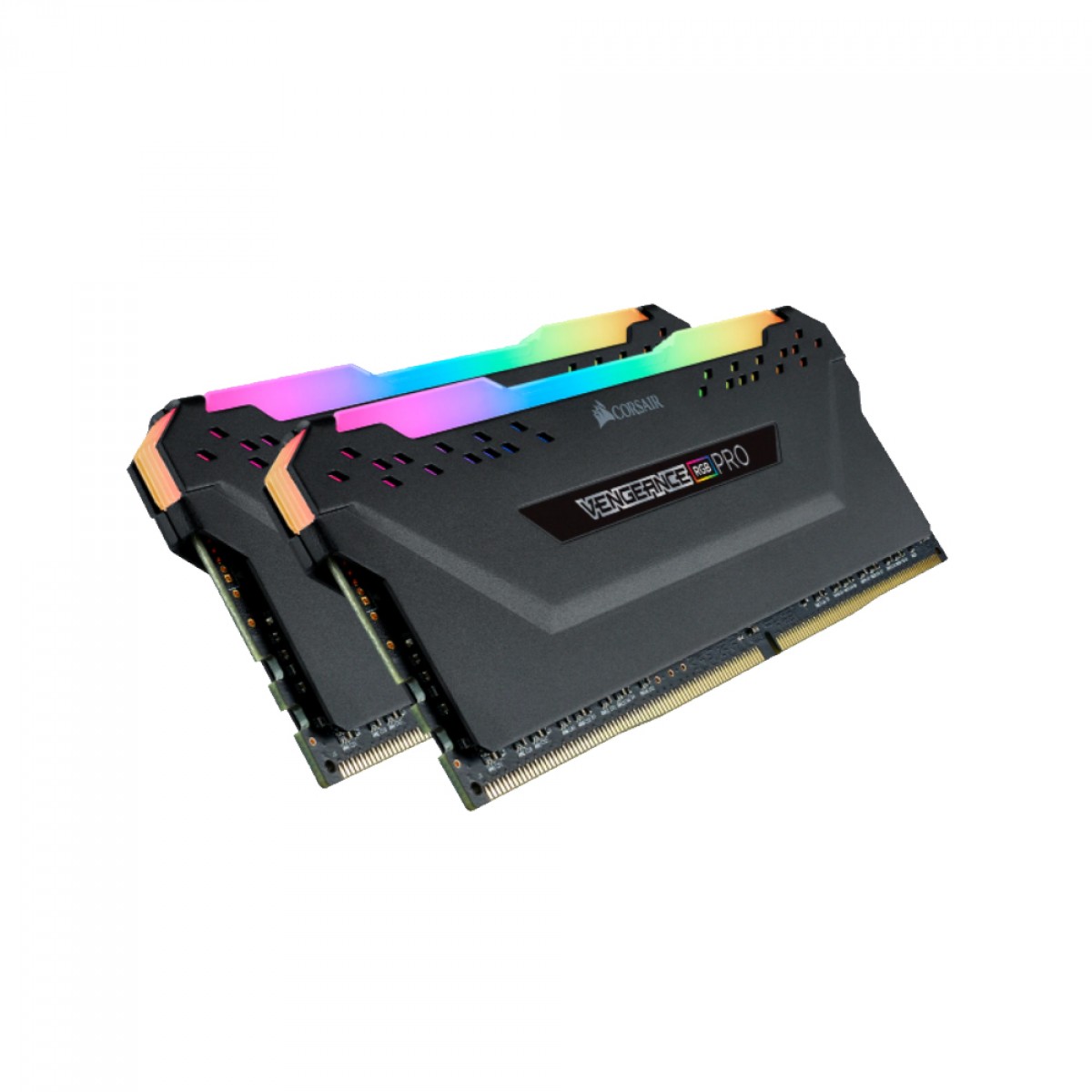 Memória DDR4 Corsair Vengeance RGB Pro, 32GB (4x8GB), 3200MHz, Black, CMW32GX4M4C3200C16