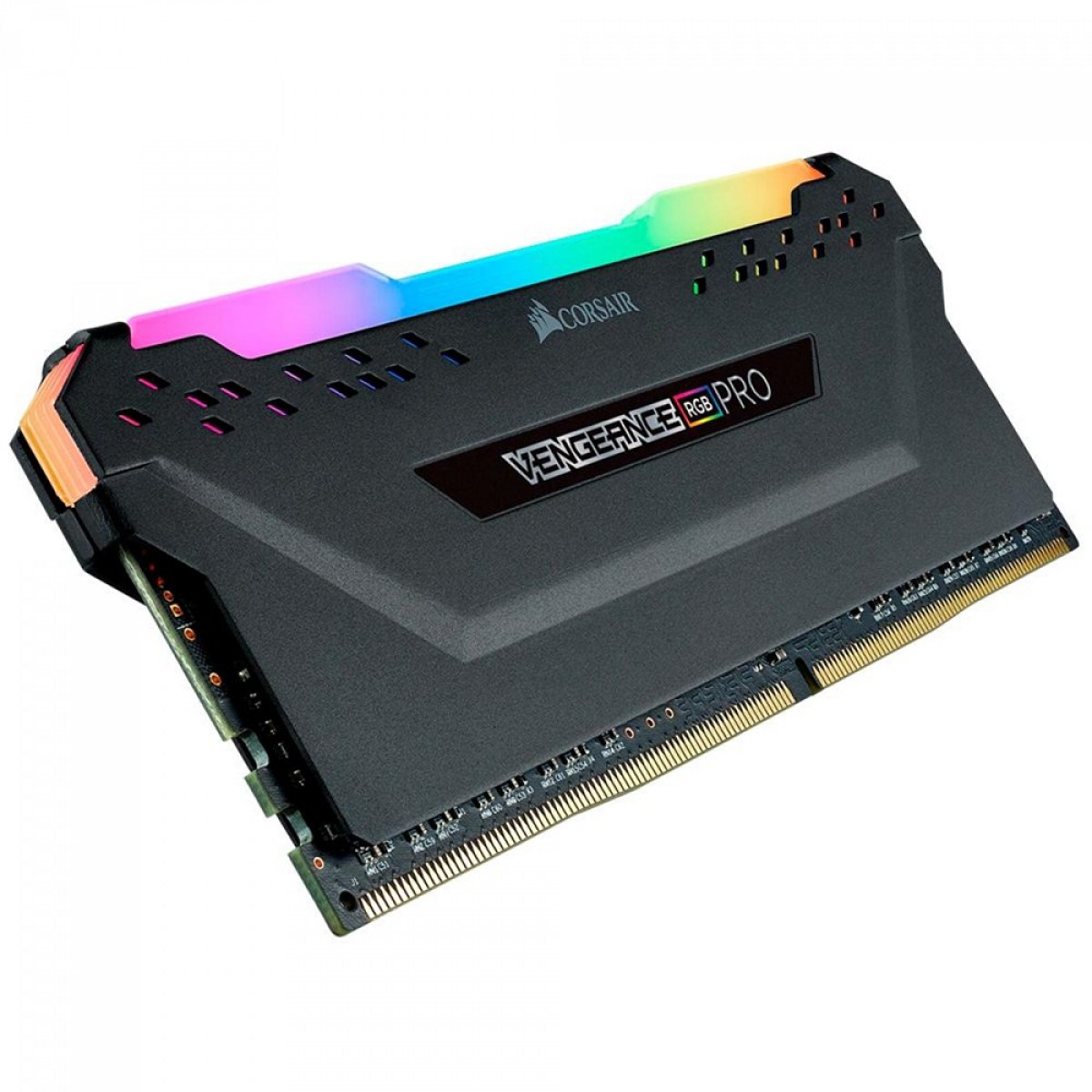 Memória DDR4 Corsair Vengeance RGB Pro, 8GB, 3200MHz, Black, CMW8GX4M1Z3200C16