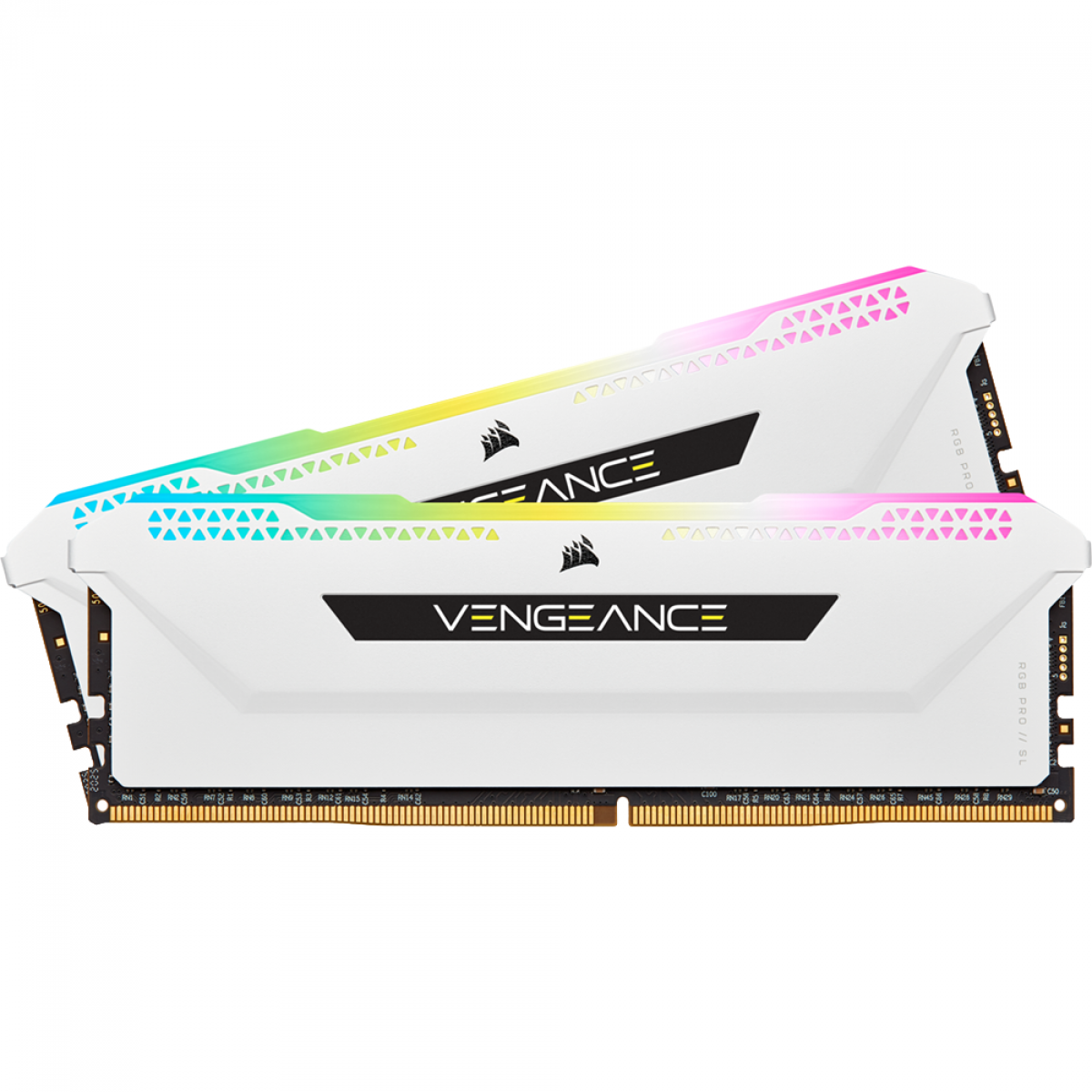 Memória DDR4 Corsair Vengeance RGB PRO SL, 16GB (2x8GB) 3600MHz, White, CMH16GX4M2D3600C18W