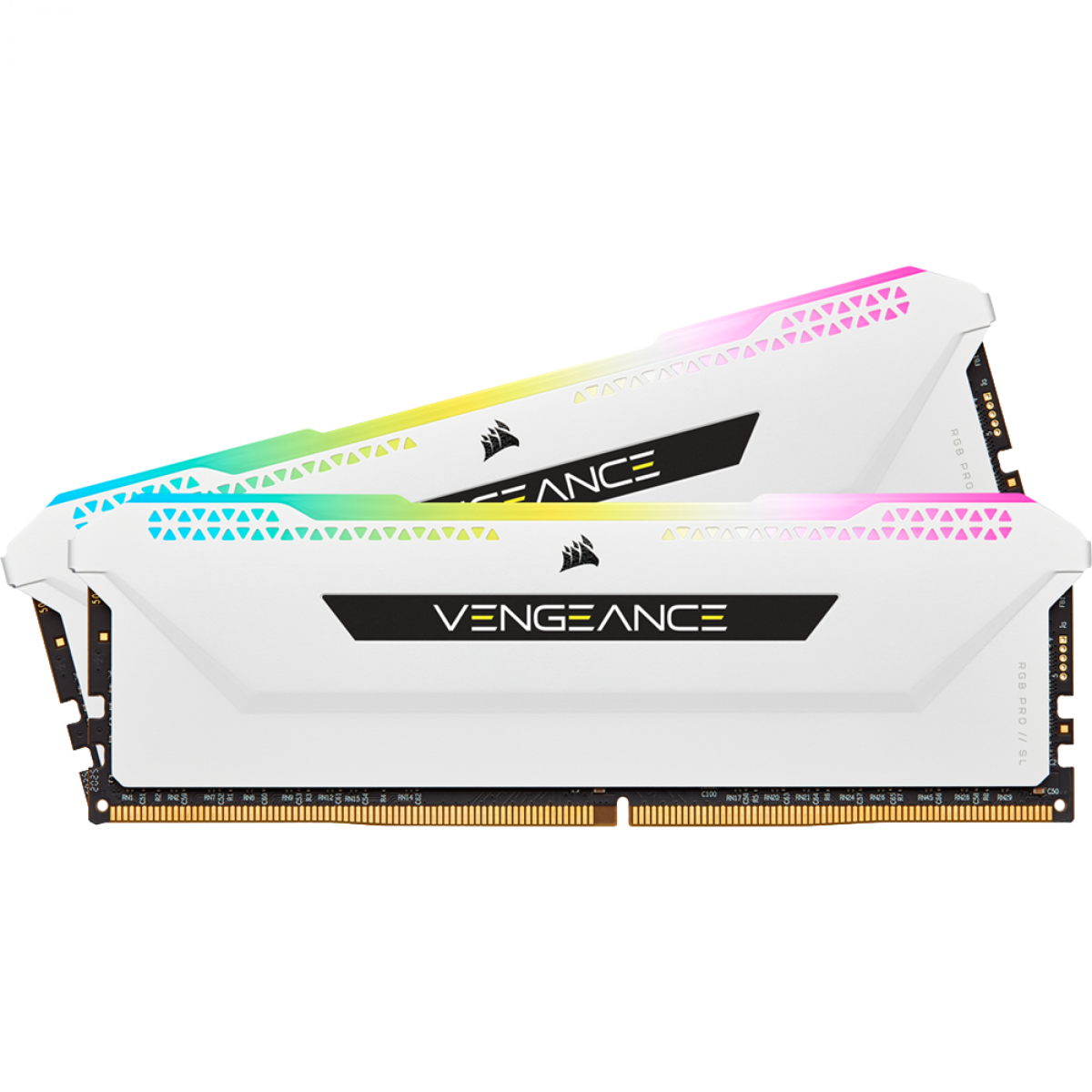Memória DDR4 Corsair Vengeance RGB PRO SL, 32GB (2x16GB) 3200MHz, White, CMH32GX4M2E3200C16W