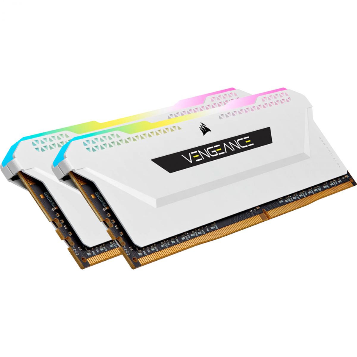  Memória DDR4 Corsair Vengeance RGB PRO SL, 32GB (2x16GB) 3600MHz, White, CMH32GX4M2D3600C18W