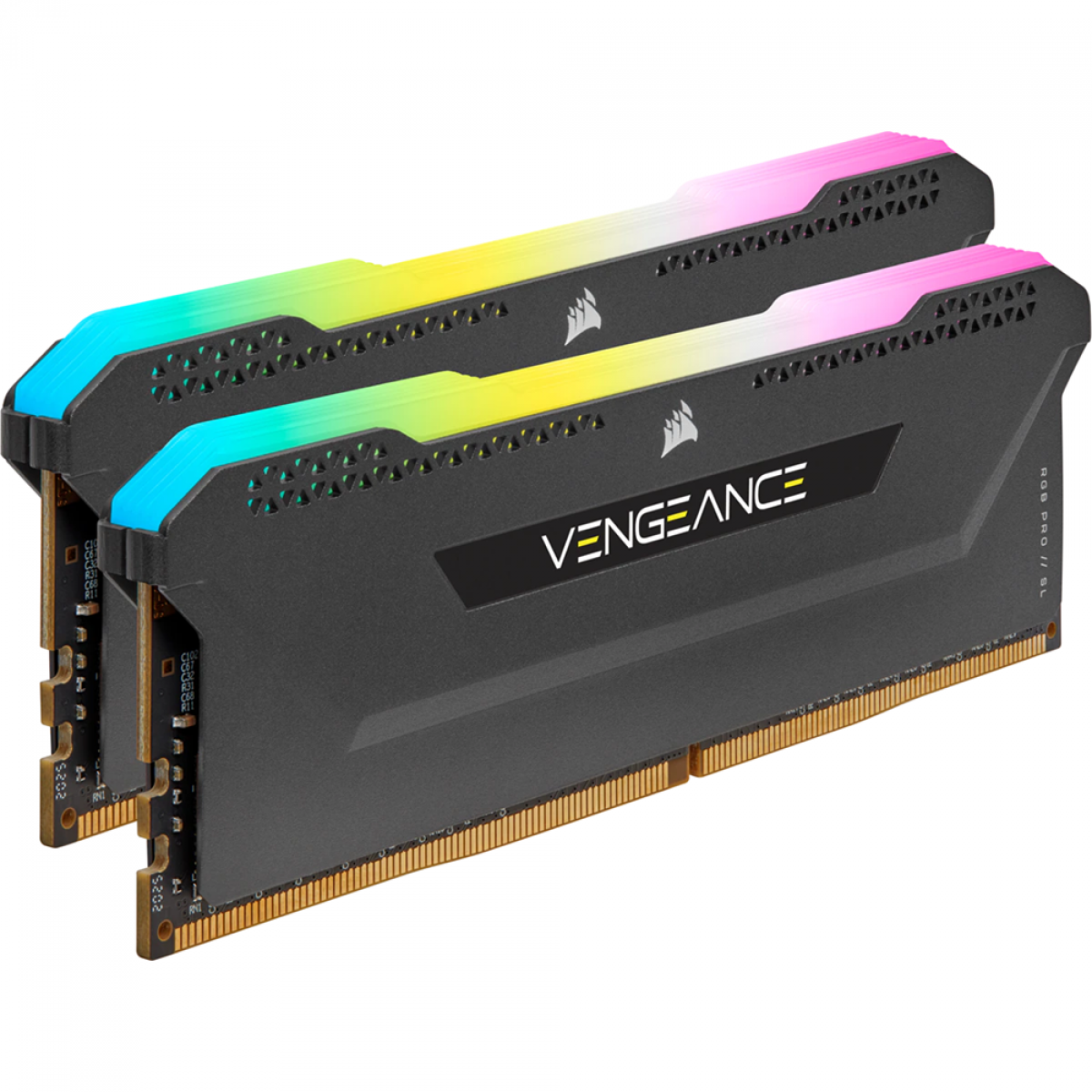 Memória DDR4 Corsair Vengeance RGB PRO SL, 64GB (2x32GB) 4000MHz, Black, CMH64GX4M2Z4000C18