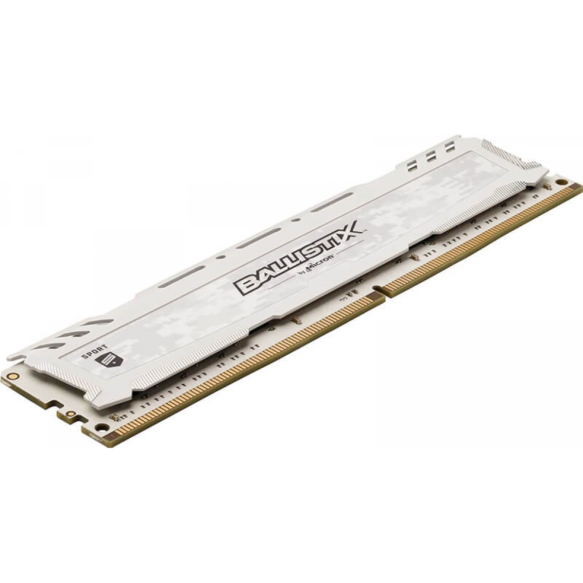 Memória DDR4 Crucial Ballistix Sport LT, 8GB 2666MHz, White, BLS8G4D26BFSCK 