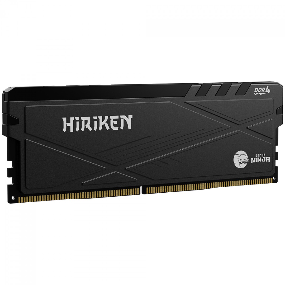 Memória DDR4 Gamer Ninja Hiriken, 16GB, 3200MHz, Preto, GN-RM-HK16G32C22BD4N