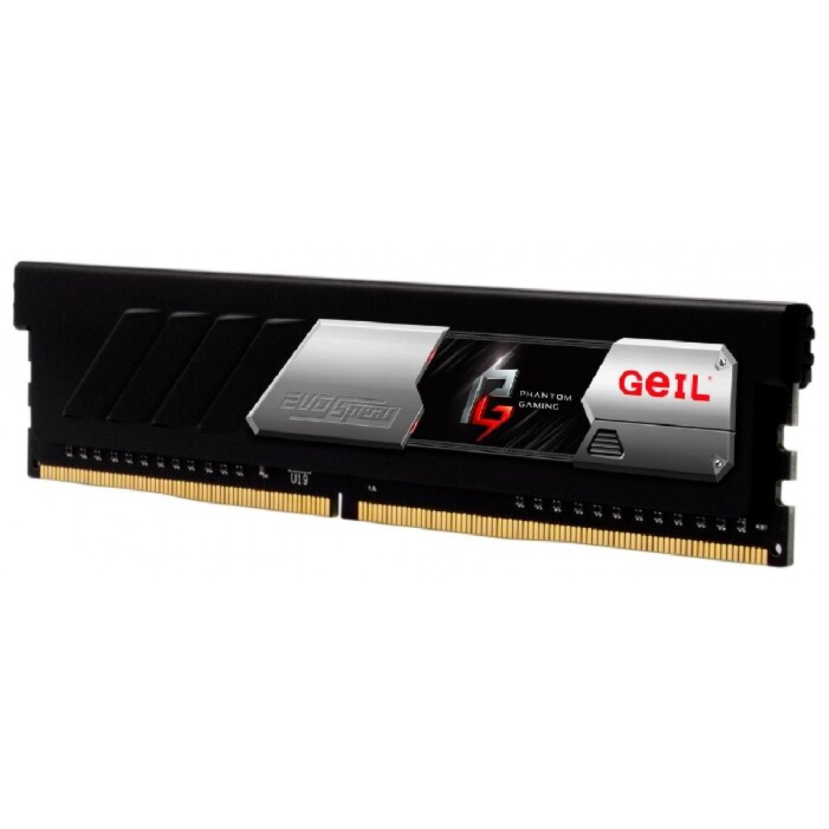 Memória DDR4 Geil Evo Phantom Gaming, 16GB (2X8GB) 3200MHz, Black, GASF416GB3200C16ADC